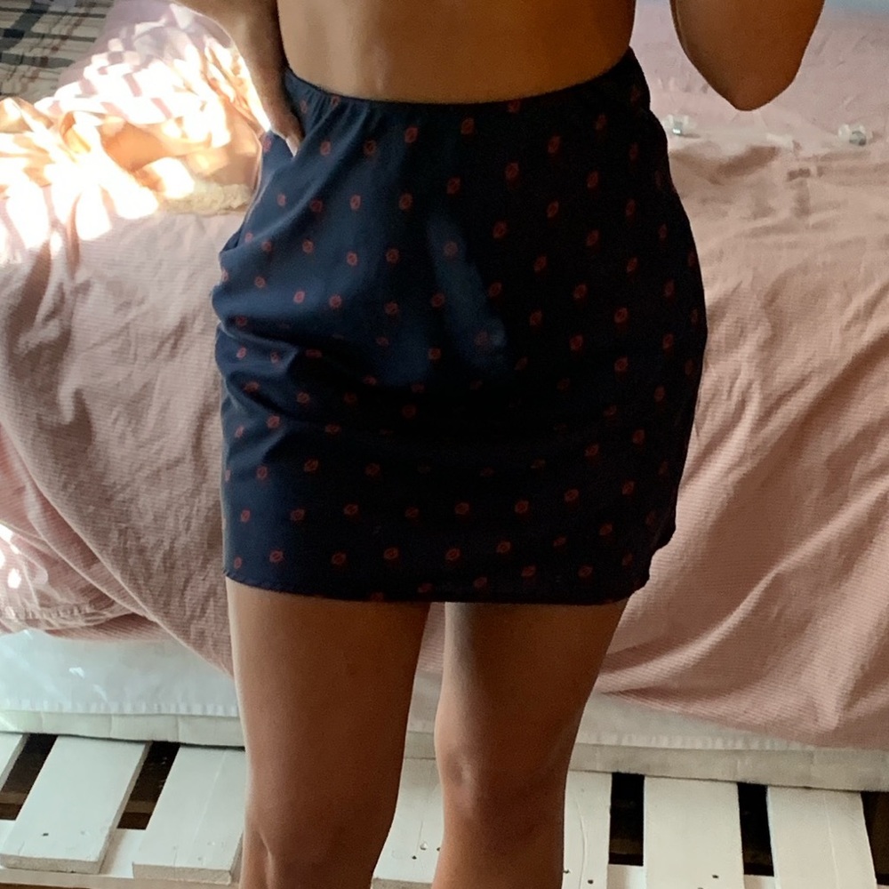 urban outfitters silk skirt